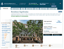 Tablet Screenshot of pragueresidence.com
